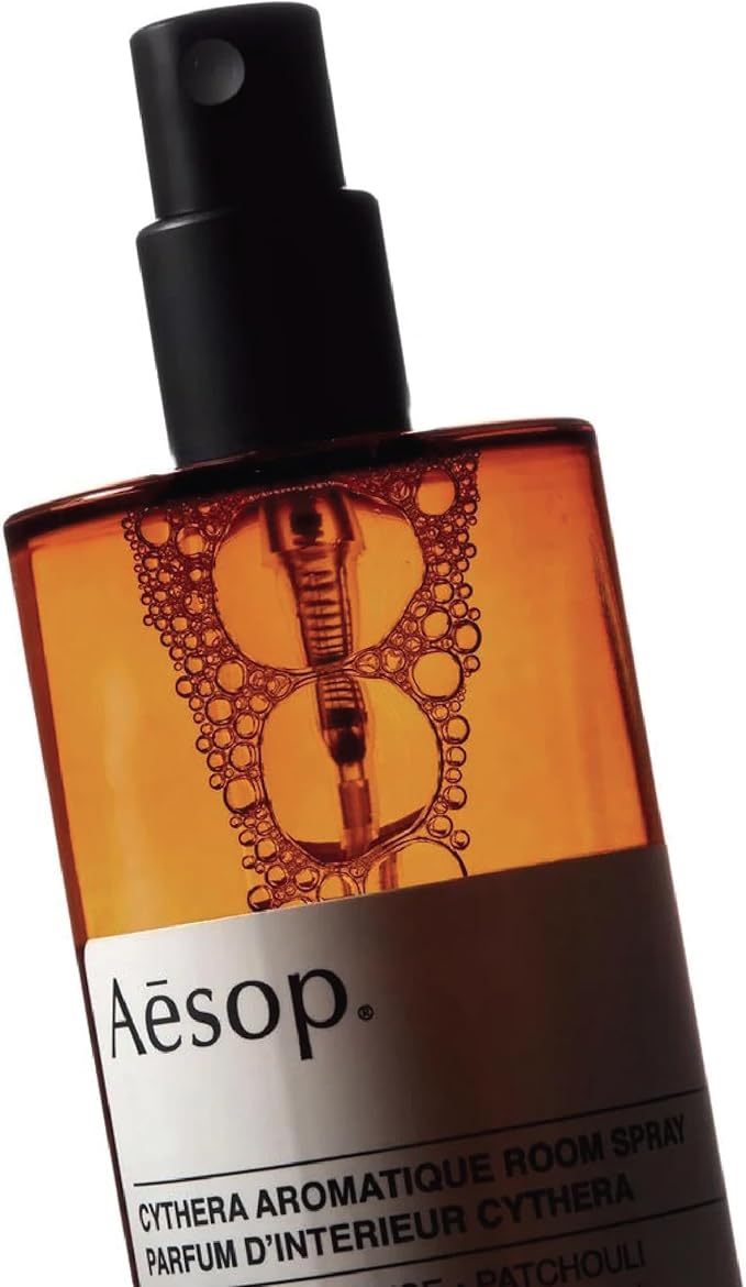 Aesop Cythera Aromatique Room Spray | Non-Aerosol Air Freshener | Woody, Opulent, Spicy | Aroma for Several Hours | 3.3 oz / 100mL