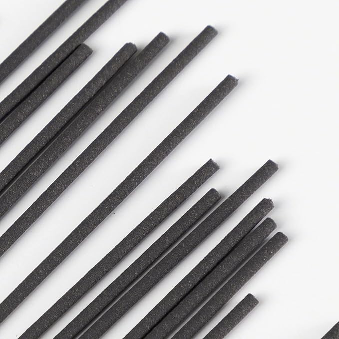 Natural Sandalwood Incense Sticks, Low Smoke, 40g by Asayu Japan