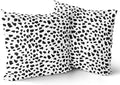 Polka Dot Throw Pillow Cover 2pcs Animal Print Pillow Covers 18x18 Inch Dalmatian Pillow Cover Polka Dots Decorative Throw Pillow Covers Dalmatian Spots Dog Dots Pillowcase Cushion Home Décor
