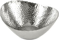 Monarch Abode Hand Hammered Decorative Bowl for Home Decor, 7.5-Inch Polished Stainless Steel – Key Bowl for Entryway Table, Catch All, Decorative Fruit Basin, Key Holder, Bowls for Home Decor