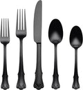 Oneida 896767 James Street Satin Black 20 Piece Flatware Set