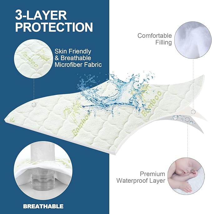 Kids Air Mattress Protector Waterproof, Compatible with Intex Cozy Kidz Inflatable Airbed