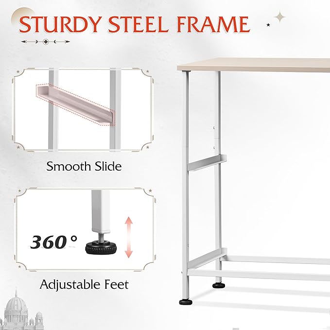 WLIVE Night Stand, Gray Nightstand with 2 Fabric Drawers, Small Dresser for Bedroom, Closet, College Dorm, End Table Side Furniture, Wood Top, Light Grey