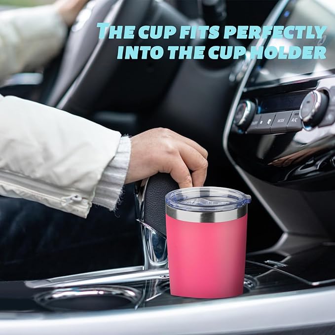 20oz Tumbler with Straw and Brush, Stainless Steel Vacuum Insulated tumbler, Double Wall Insulated Coffee Tumbler for Outdoor, Home, Travel,Office (peach，4pcs)