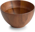 Nambé Skye Wood All-Purpose Bowl – Acacia Wood Ridged Serving Dish – Versatile 5.75” Dining & Entertaining Tableware – Casual & Formal Accent for Fruit, Salad, Snacks & Centerpiece Display