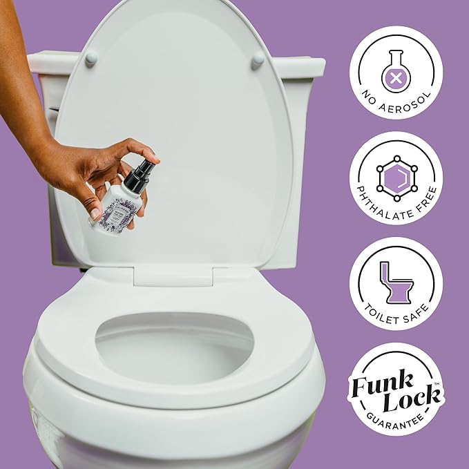 Poo-Pourri Before-You-Go, Toilet Spray, Lavender Vanilla, Up to 200 Uses, Bathroom Odor Deodorizer Plant-Based with Essential Oils, for Home or Work, Citrus Scent, 4 Fl Oz