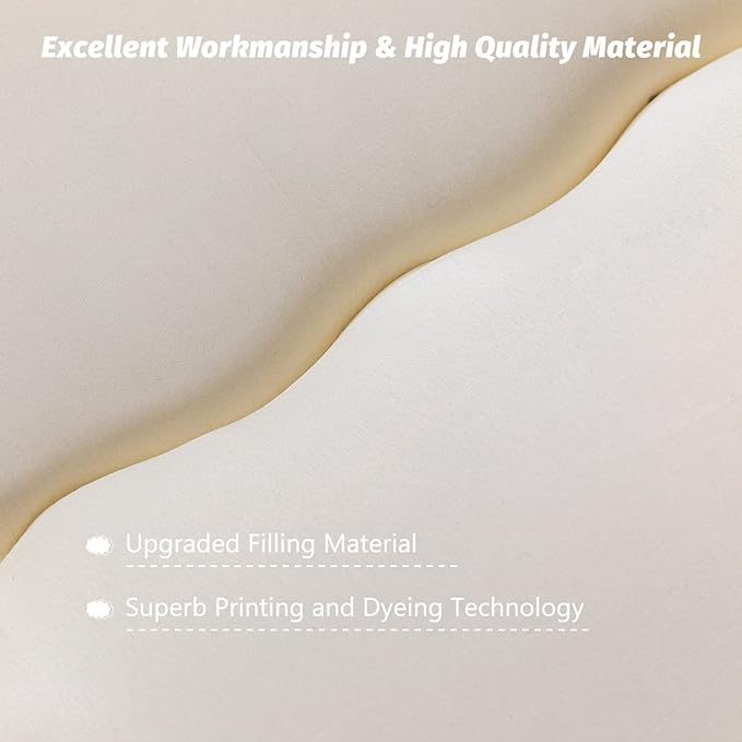 MAXYOYO Japanese Shiki Futon Mattress Floor Mattress Thicken Tatami Mat Sleeping Pad Roll Up Mattress Floor Lounger Bed Folding Couch Bed Mattress Pad for Guest Room, Off White, King