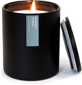 Calyan Wax Co. Soy Wax Candle, Seaside + Citrus Scented Candle, 75 Hour Burn Time, Aromatherapy Soy Candles, Non Toxic & Vegan Soy Wax, Black Tumbler Scented Candles, 13oz