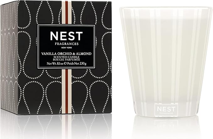 NEST Fragrances Classic Candle- Vanilla Orchid & Almond , 8.1 oz - NEST01-VO
