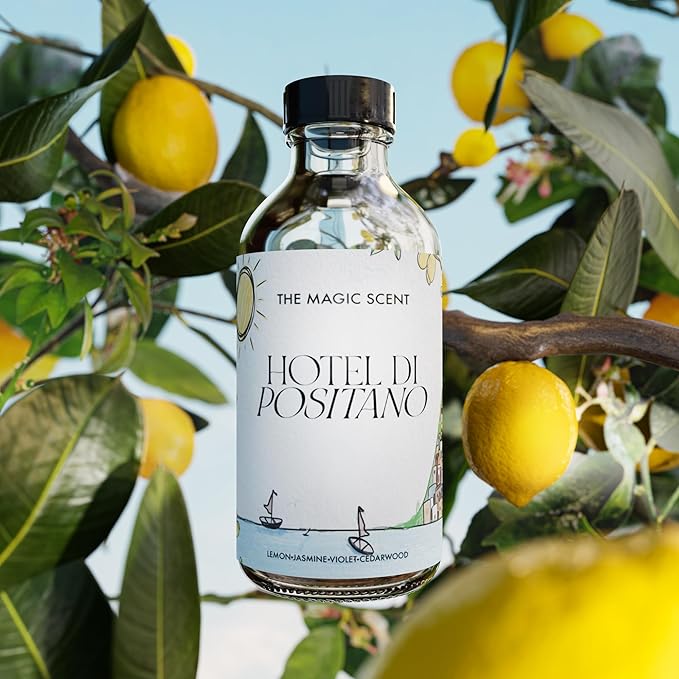 The Magic Scent Hotel Di Positano Hotel Scent Diffuser Oil - Cold-Air & Ultrasonic Fragrance Oil for Diffuser Inspired by Amalfi Coast, Italy - Essential Oils for Diffusers Aromatherapy (500 ml)