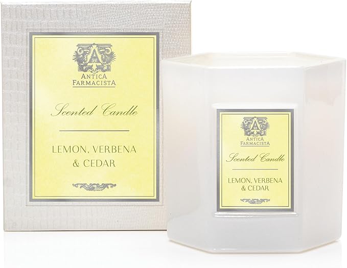 Antica Farmacista Three-Wick Candle - Decorative Home Candle - Long-Lasting & Premium Scented - Luxury Gift - Lemon, Verbena & Cedar, 9 oz