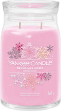 Yankee Candle Signature Scented Candle | Snowflake Kisses Large Jar Candle with Double Wicks | Soy Wax Blend Long Burning Candle | Perfect Gifts for Women