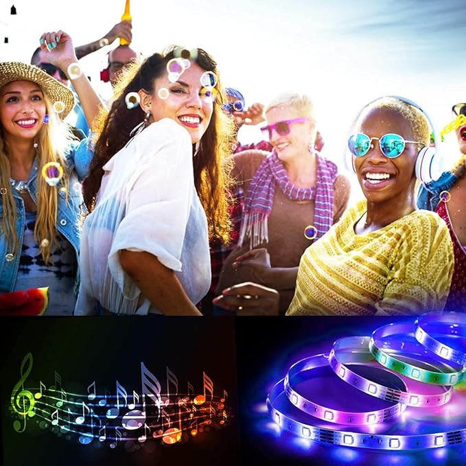 LED Lights for Bedroom 130ft Led Strip Lights Color Charging, Smart Light Strips with App Control RGB Music Sync Led Lights for Room Party Home Decoration