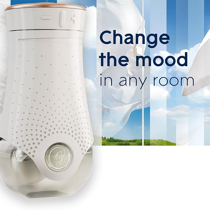 Glade PlugIns Refills Air Freshener, Scented and Essential Oils for Home and Bathroom, Clean Linen, 6.7 Fl Oz, 10 Count (Packaging May Vary)