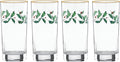 Lenox 849605 Holiday 4-Piece Highball Glass Set, Christmas Dinnerware, Hosting