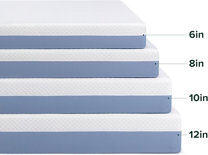 ZINUS 10 Inch Full Cooling Essential Memory Foam Mattress [NewVersion], Fiberglass Free, Medium Feel, Breathable Cooling Layers, Certified Safe Materials