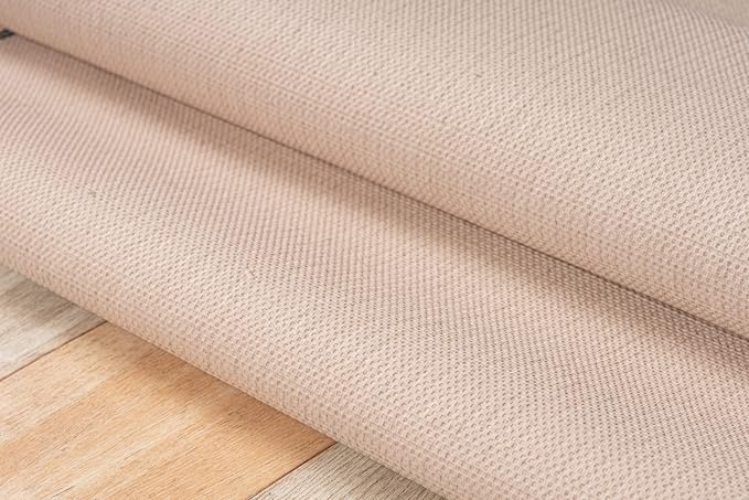 Custom Length Cut to Size Modern Farmhouse Carpet Runner Rug for Hallways, Non Slip Rubber Backed, 31 inch Wide X Customized Length, Geo Brown, 31 inch X 20 feet