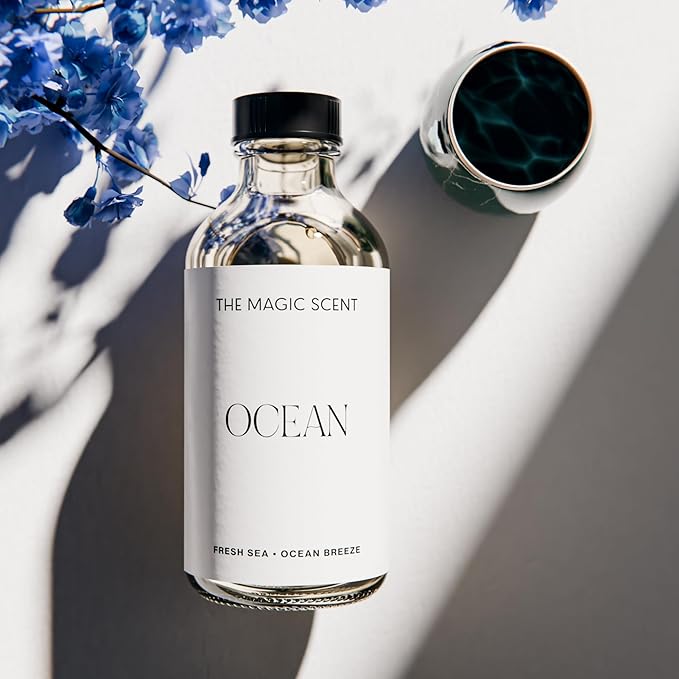 The Magic Scent Ocean Diffuser Oil - Hotel & Home Luxury Scents Inspired by Bali Resort - Oil Scents for Home Designed for Use in All Diffusers - 16.9 fl oz, 500 mL