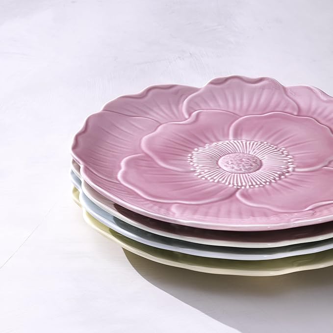 Lenox 897770 Butterfly Meadow Floral Accent Plates, Yellow, Set of 4