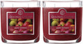 Colonial Candle Apple Orchard Scented Jar Candle, 2 Wick, 3.5 oz, Mottled Wax Candle (Pack of 2)