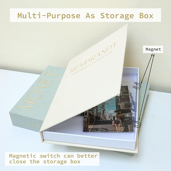 Set of 2 Decorative Books Box Modern Coffee Table Decorative Books for Home Decor Linen Faux Book for Home Table Decor Faux Decor Book Storage Box Bookshelf Decoration Boxes Desktop Storage Box