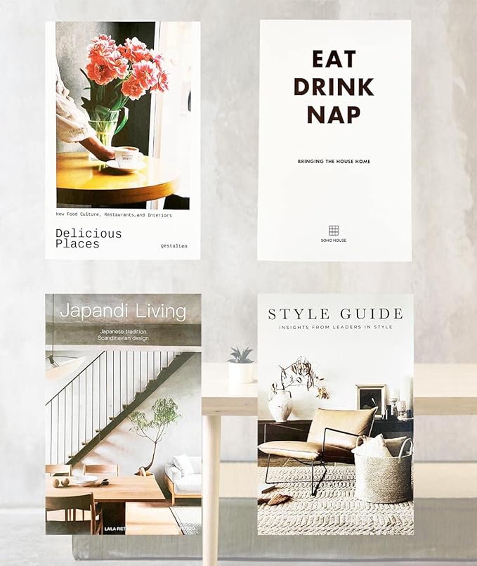 MINI ZOZI Faux Books For Decoration Fake Book Decor Decorative Books For Home Decor Bookshelf Preppy Book Home Decor Set Coffee Table Decorations For Living Room White Cover Fashion Decorative Stacked