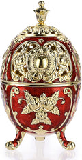JUXYES Vintage Incense Burner Holder with Removable Ash Catchers, Metal Censer Antique Cone Coil Incense Burner Holder Zinc Alloy Spiritual Aromatherapy Yoga Meditation Gifts Retro Home Decoration