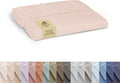 Linen Home 100% Cotton Percale Weave Fitted Sheet, Full Size, Sand Shell, 1 Deep Pocket Fitted Sheet, Fits Mattress Upto 16" Crisp and Cool Strong Bed Linen, 54"X75"+15"