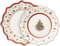 Villeroy & Boch Toy's Delight Multi Colour, Premium Porcelain, Set of Plates, 8pcs