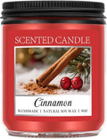 Homsolver Cozy 9OZ Cinnamon Candle Scented Strong, Christmas Candles Cinnamon Stick Apple Scented with 50+ Hours of Burn Time, Fall & Winter Christmas Candles Gifts & Hoilday Home Décor