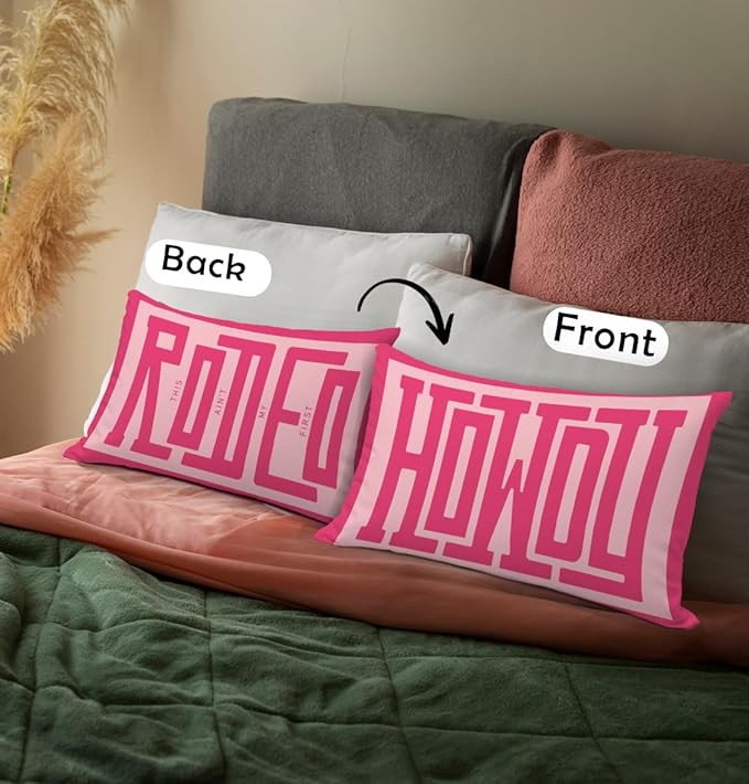 Howdy Pillow Cover 12x20, Western Southwestern Throw Pillows Cover for Cowgirl Cowboy Room Bedroom College Dorm Decor, Western Decor for Home （Colorful-1）
