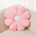 Pink Flower Pillow, 25.5In Flower Shaped Pillow Decorative Throw Pillows, Cute Pink Daisy Pillow,Floor Pillows for Sitting, Room Decor & Plush Pillow for Bedroom Couch Chair (65CM Pink)