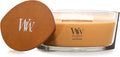 WoodWick Golden Bourbon Scented Ellipse Candle, Crackles as it Burns, Great for Gifting, Up to 40 hrs Burn Time, 16 oz
