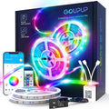 GUPUP LED Lights Strip 100 FT, LED Lights for Bedroom 100ft, RGB Rope Light for Room, Bluetooth APP Control,Color Changing Strip, Sync with Music,para Cuarto, for Bedroom Home Party Decoration