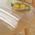 66 Inch Clear Round Table Cover Protector 1.5mm Thick Table Protector for Dining Room Waterproof Plastic PVC Vinyl Tablecloth Cover Circle Tabletop Desk Pad Mat for Furnture Coffee End Bed Side Table