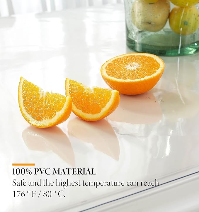Deep Dream 1.5mm Clear Desk Cover Protector, 42×84 Inch Clear Desk Cover, Clear Desk Mat, Table Cover Tablecloth Protector Rectangle, Table Protector for Dining Room Table