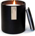 Calyan Wax Co. Candle, Aspen + Fog Scented Candle, 75 Hour Burn Time, Aromatherapy Soy Candles, Non Toxic & Vegan Soy Wax, Black Tumbler Scented Candles, 10.2oz