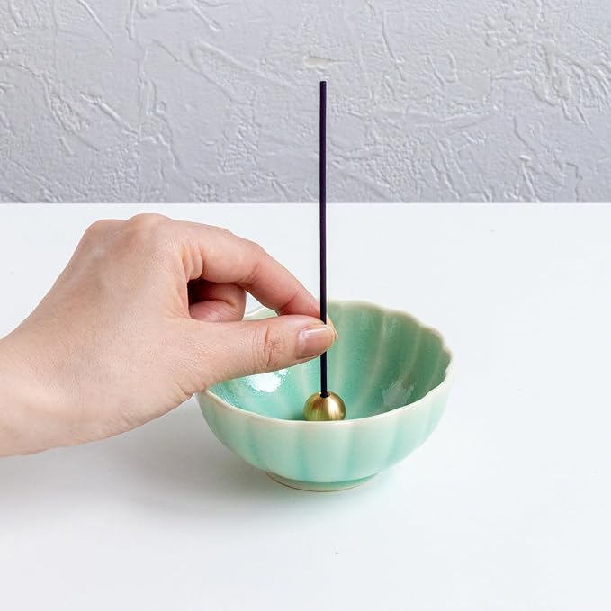 Asayu Japan Traditional Smoke Incense Sticks Sandalwood & Rose Blend Fragrance Scent (40gr) for Evening Meditation, Relax or Yoga, Made in Japan - Sandalwood & Rose Blend