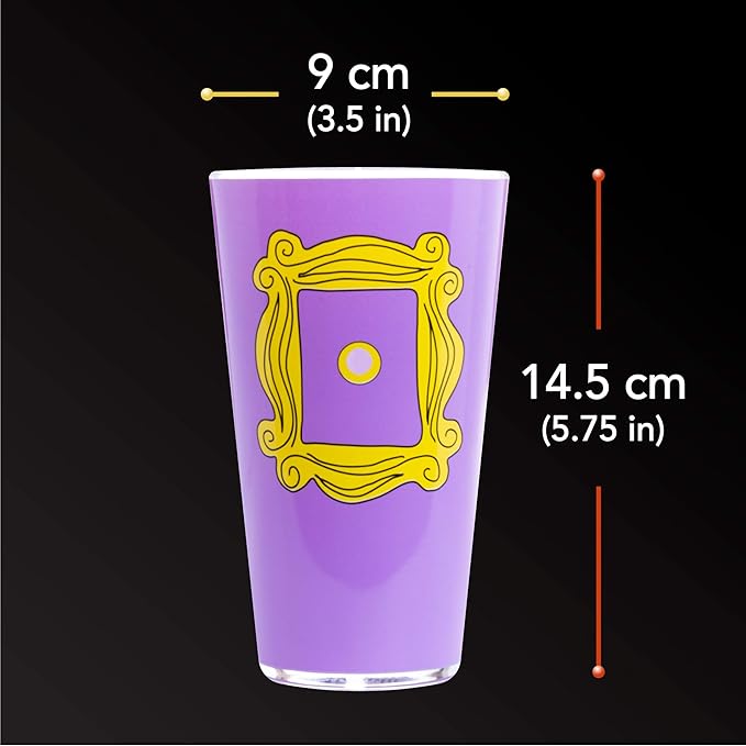 Paladone FRIENDS Frame Drinking Glass - Officially Licensed Merchandise