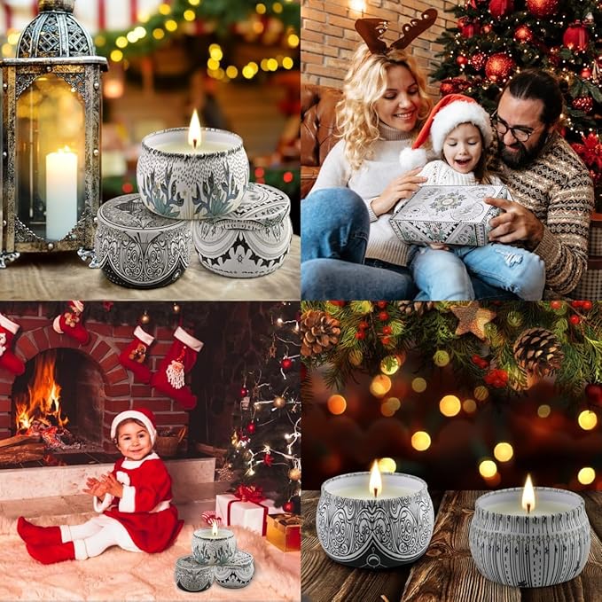 Tarot Scented Candles Gift Set, 6 Pack Soy Wax Candles for Home Aromatherapy, Long Lasting 200H, Natural Essential Oil Candles Gifts for Women, Ideal for Birthday, Thanksgiving, Christmas, Meditation