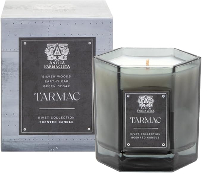 Antica Farmacista Three-Wick Candle - Decorative Home Candle - Long-Lasting & Premium Scented - Luxury Gift - Tarmac, 9 oz