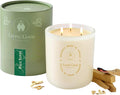 Palo Santo - Palo Santo & Bergamot Pure Beeswax Candle - 90+ Hours Long Burning Classically Designed Non-Toxic Scented Candles for Home Decor and Aromatherapy to Stress & Anxiety Relief - 15 Oz
