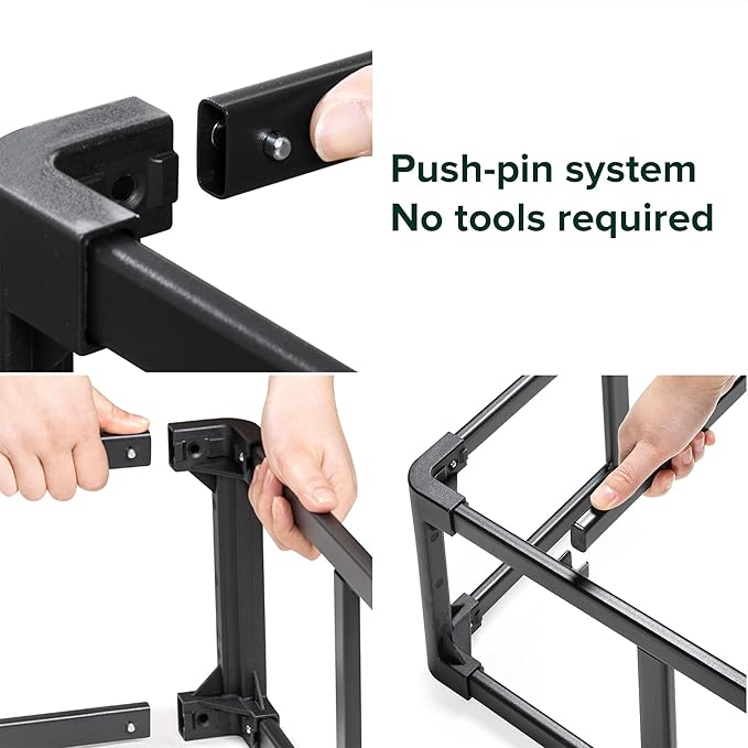 ZINUS 7 Inch Twin Metal Smart Box Spring with Quick Assembly, Mattress Foundation, Strong Metal Frame, Easy Assembly