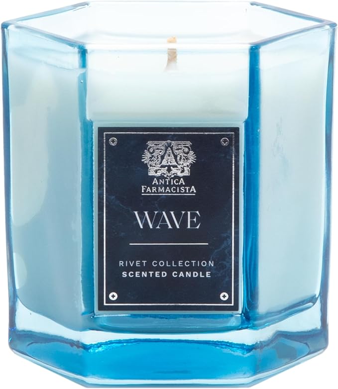 Antica Farmacista Three-Wick Candle - Decorative Home Candle - Long-Lasting & Premium Scented - Luxury Gift - Wave, 9 oz