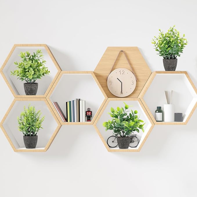 4 Pack Fake Plants Ceramic Mini Artificial Greenery Potted Plants for Home, Office, Room, Farmhouse, Indoor Table, Bathroom Decor
