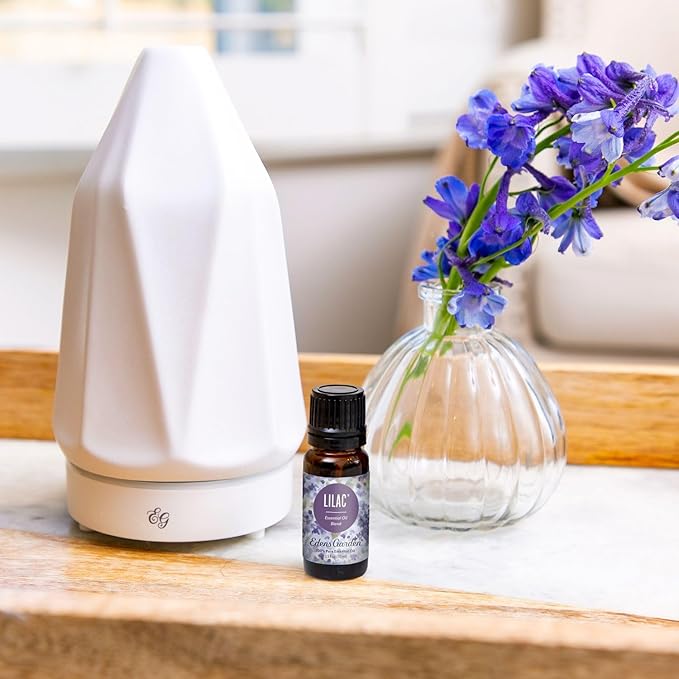 Edens Garden Lilac Essential Oil Blend – 100% Pure Premium Grade, Synthetic-Free Freshie Scent Alternative, Undiluted, for Soap Making, Diffuser & Humidifiers, Floral Aromatherapy 10 ml (.33 fl oz)