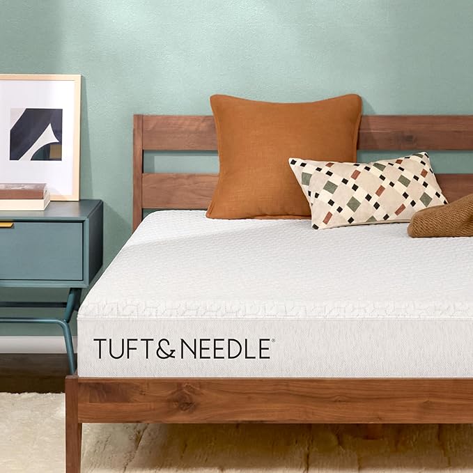 Tuft & Needle Original Medium Full Size Adaptive Foam Mattress in a Box, Cooling Gel, Pressure Relief, Supportive, 100 Night Trial, Fiberglass Free, CertiPUR-US, 10-Year Limited Warranty