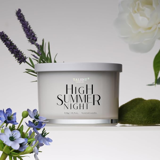 Scented Candles for Home - Large 3 Wick Jar Candles - Natural Soy Wax Candles Gifts for Women & Men - Aromatherapy Aesthetic Candles
