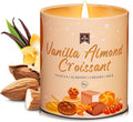 Fall Candles for Home Scented Soy Wax Non Toxic Birthday Candles Vanilla Almond Couscous Scented Candle 40 Hours Bruning 9oz Aromatherapy Jar Candle Gifts for Women Halloween Birthday Thanksgiving