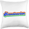 Scandinavian Scandinavic Scandinavia Roots Nordic Throw Pillow